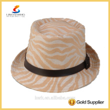 DSC 0005 LINGSHANG Papel de Moda panamá chapéu de palha